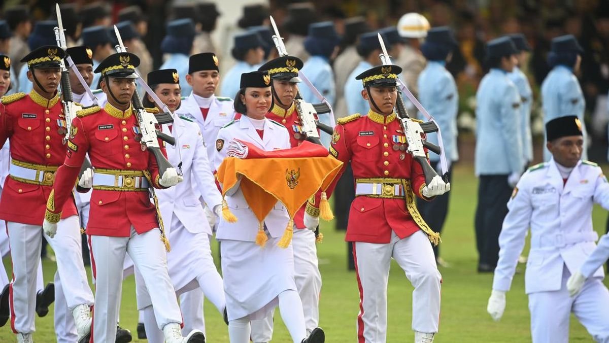 Gladi Paskibraka HUT RI Digelar di Istana Merdeka
