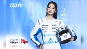 Tzuyu TWICE Isi Theme Song Kolaborasi Williams F1 dan DAN DA DAN